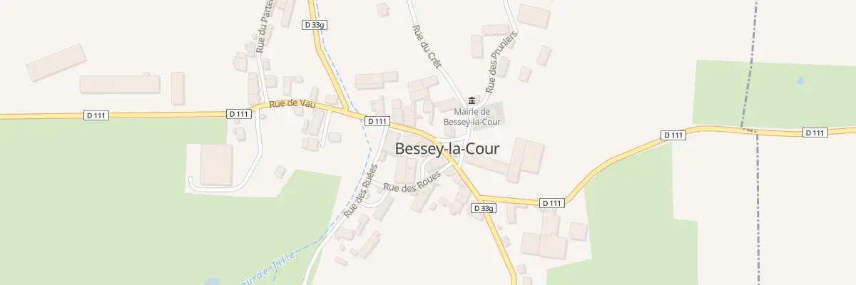 Plan du 6 Grande Rue à Bessey-la-Cour