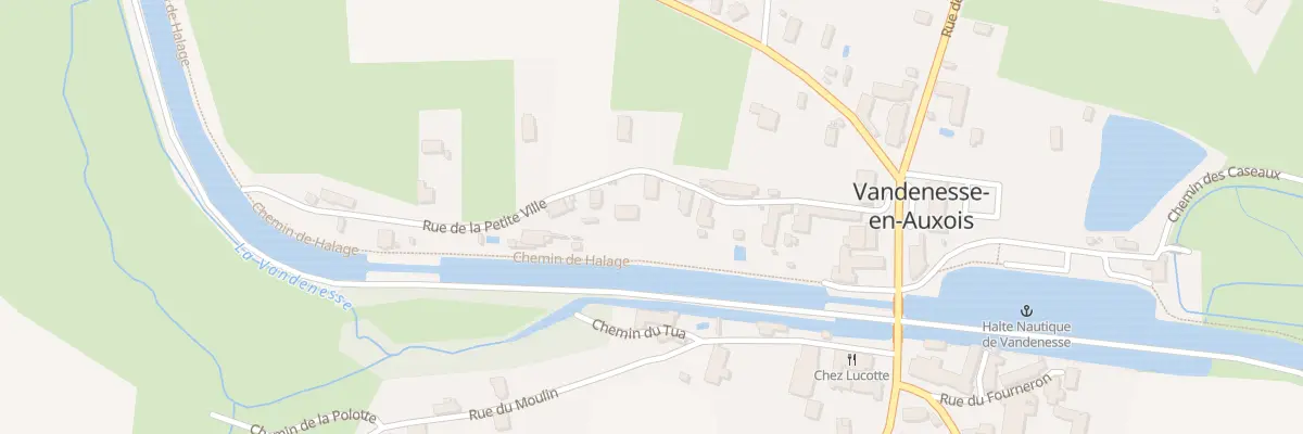 Plan du 21 Rue de la Petite Ville à Vandenesse-en-Auxois