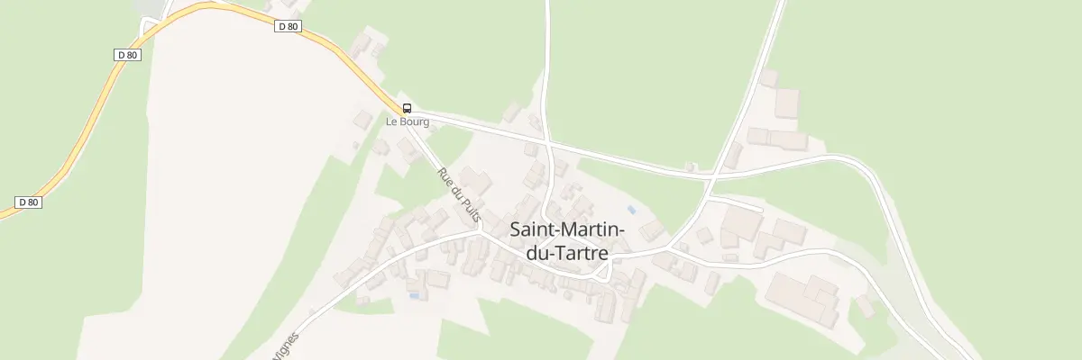 Plan du 3 Rue du Four à Pain à Saint-Martin-du-Tartre