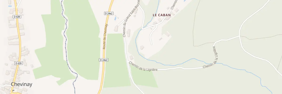 Plan du 5536 Le Caban à Saint-Pierre-la-Palud