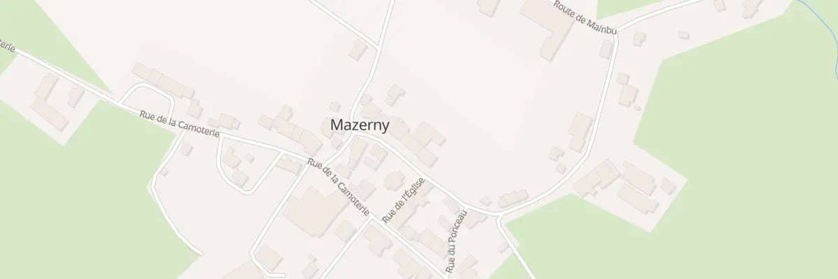 Plan du 11 Rue sous l’Eglise à Mazerny
