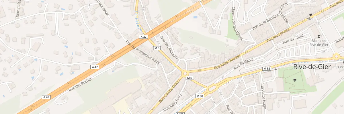 Plan du 8 Rue de la République à Rive-de-Gier