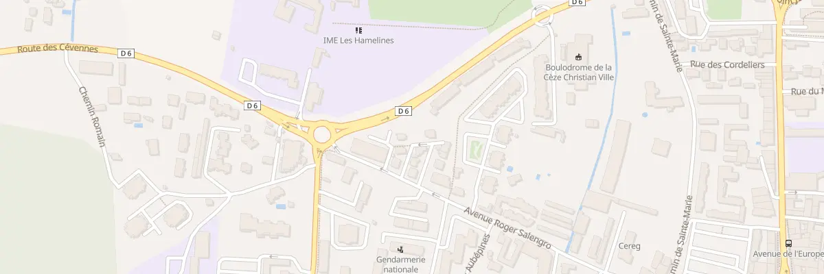 Plan du 124 Rue Jean Zay à Bagnols-sur-Cèze