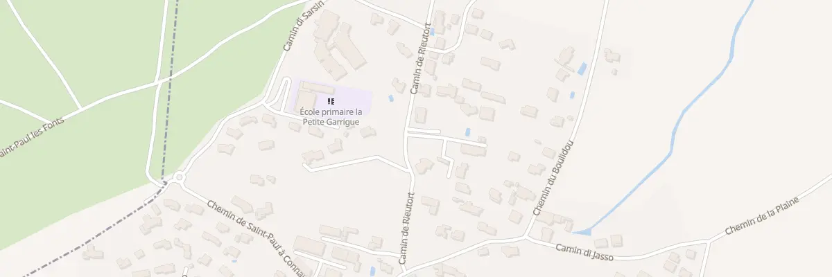 Plan du 250 Cami de Rieutort à Saint-Paul-les-Fonts