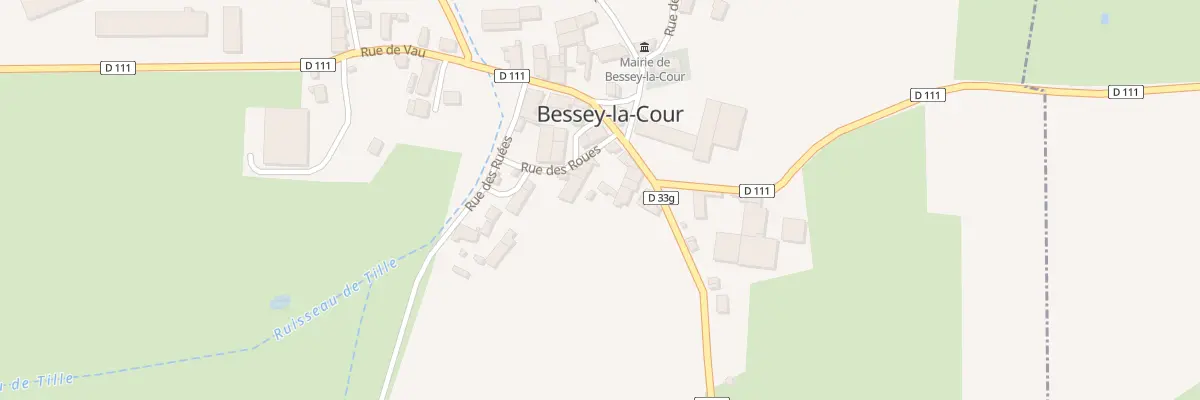 Plan du 16 Grande Rue à Bessey-la-Cour