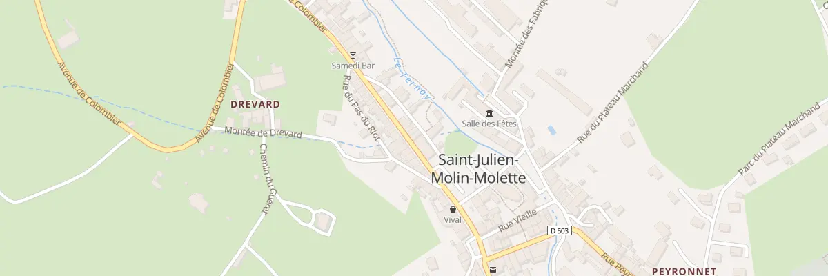 Plan du 1 Pre Chapelle à Saint-Julien-Molin-Molette