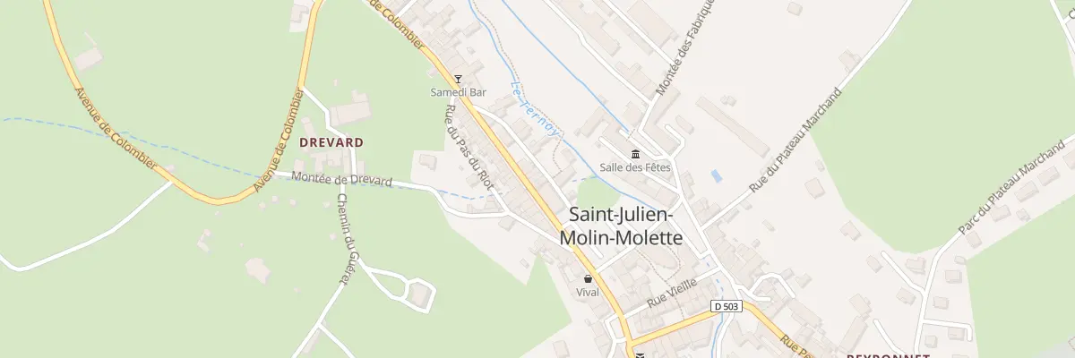 Plan du 4 Av de Colombier à Saint-Julien-Molin-Molette