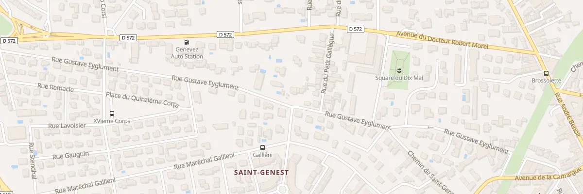 Plan du 53 Rue Gustave Eyglument à Arles