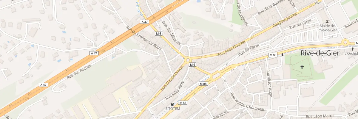 Plan du 1 Rue de la République à Rive-de-Gier