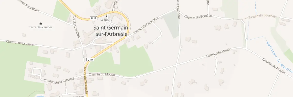 Plan du 5029 Le Bourg à Saint-Germain-Nuelles