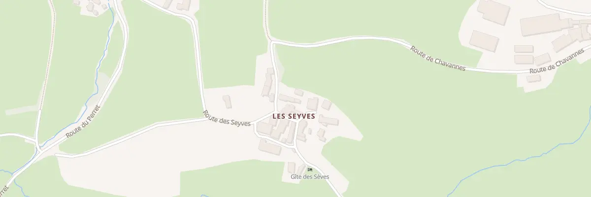 Plan du 5240 Les Seyves à Tramayes