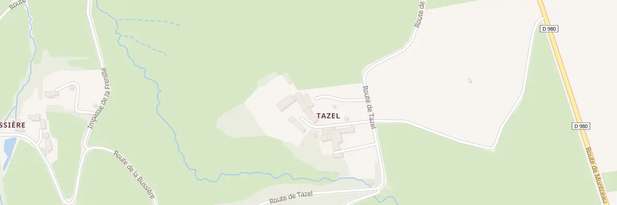 Plan du 559 Rte de Tazel à La Vineuse sur Fregande