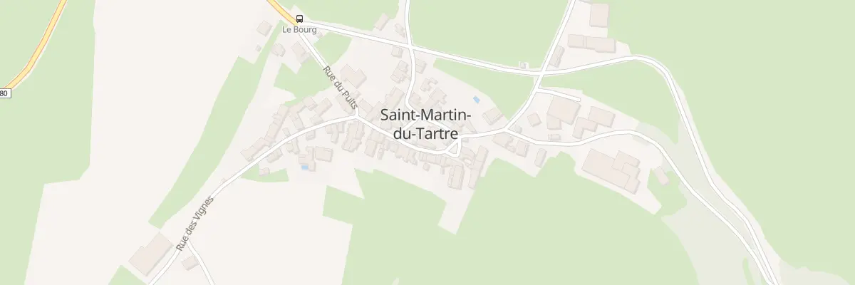 Plan du 2 Rue de l’Eglise à Saint-Martin-du-Tartre
