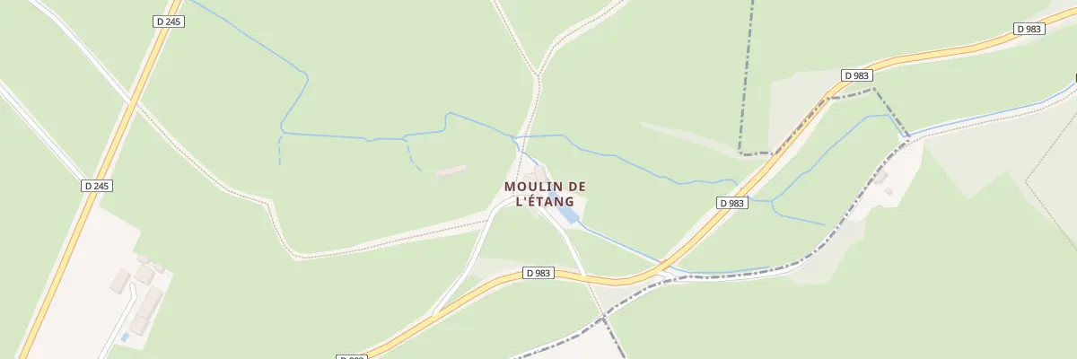 Plan du 151 Che du Moulin de l’Étang à Savianges