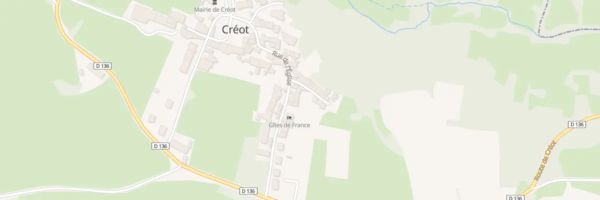 Plan du 15 Rue de l’Eglise à Créot