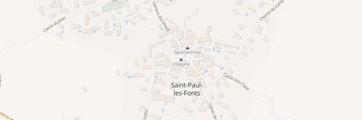 Plan du 5350 Pla de la Gleiso à Saint-Paul-les-Fonts