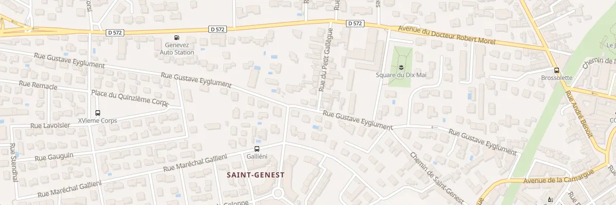 Plan du 57 Rue Gustave Eyglument à Arles