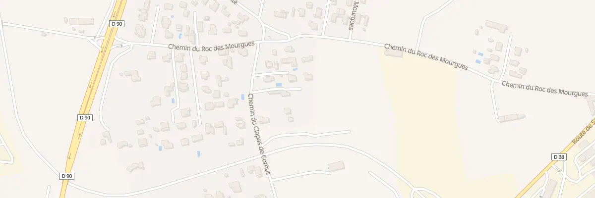 Plan du 536 Che du Clapas de Cornut à Beaucaire
