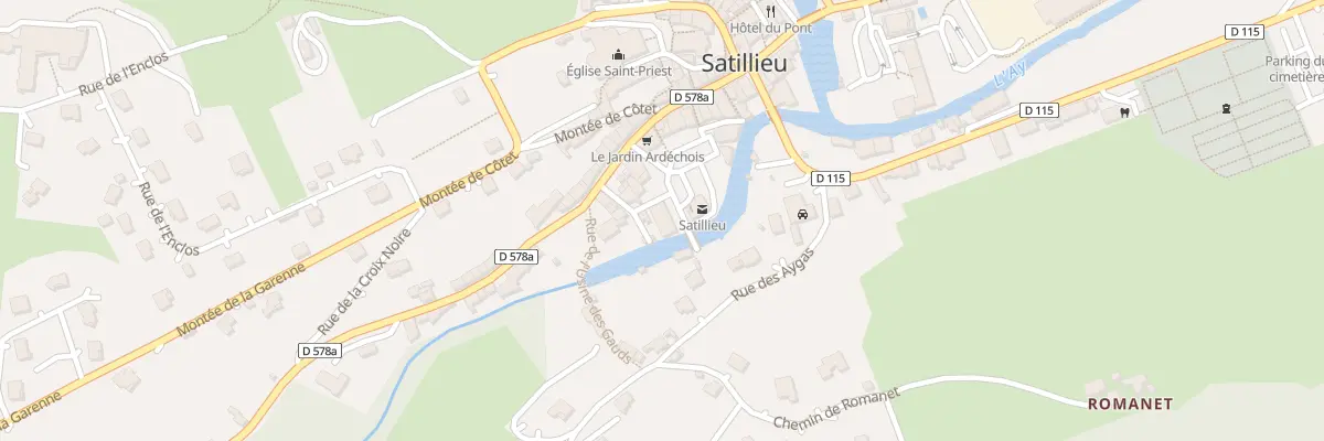Plan du 6 Pl des Gauds à Satillieu