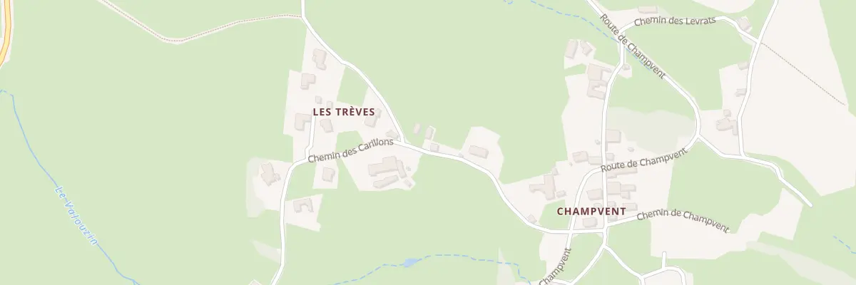 Plan du 5319 Aux Treves à Tramayes