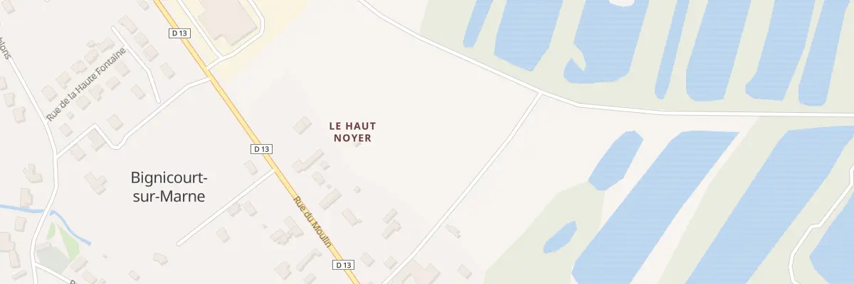 Plan du 4 Rue du Moulin à Bignicourt-sur-Marne