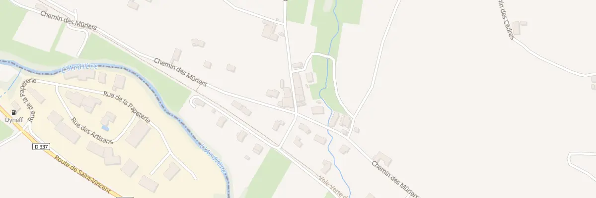 Plan du 14 Che des Grands Cours à Lantignié