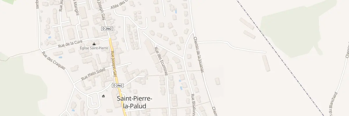 Plan du 9 Mte des Serres à Saint-Pierre-la-Palud