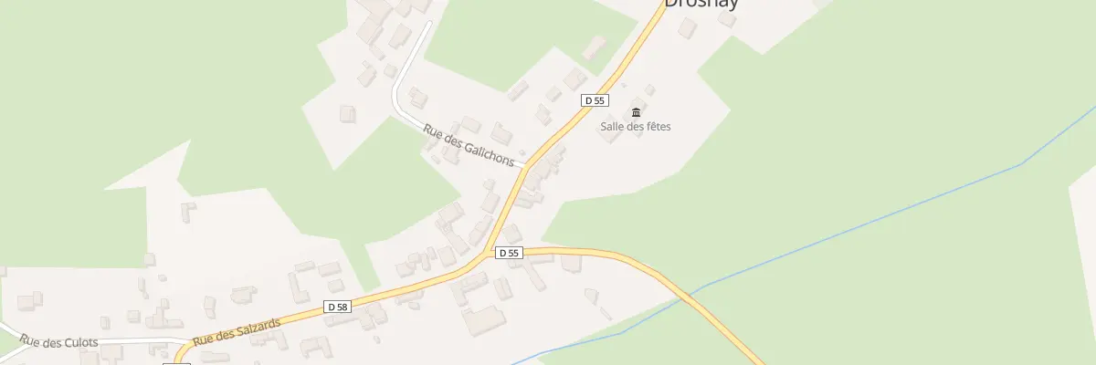Plan du 49 Rue du Chateau à Drosnay