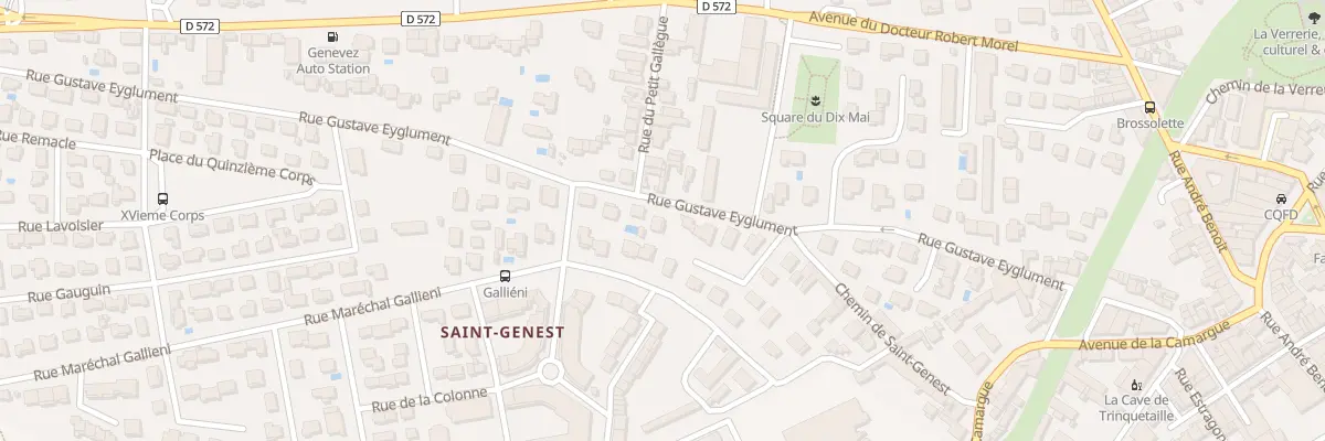 Plan du 56 Rue Gustave Eyglument à Arles