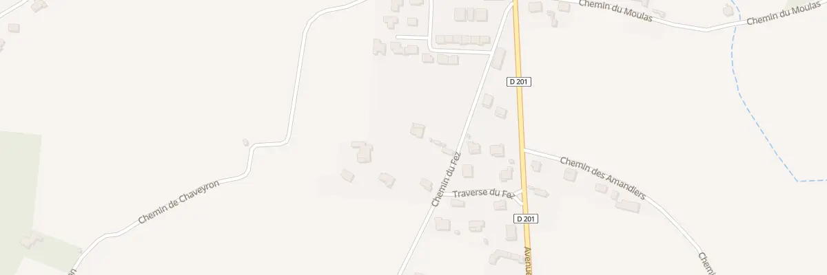 Plan du 180 Che du Fez à Saint-Marcel-d’Ardèche