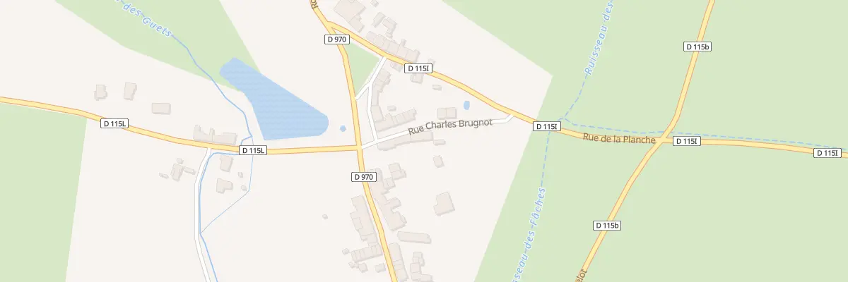 Plan du 2 Rue Charles Brugnot à Painblanc