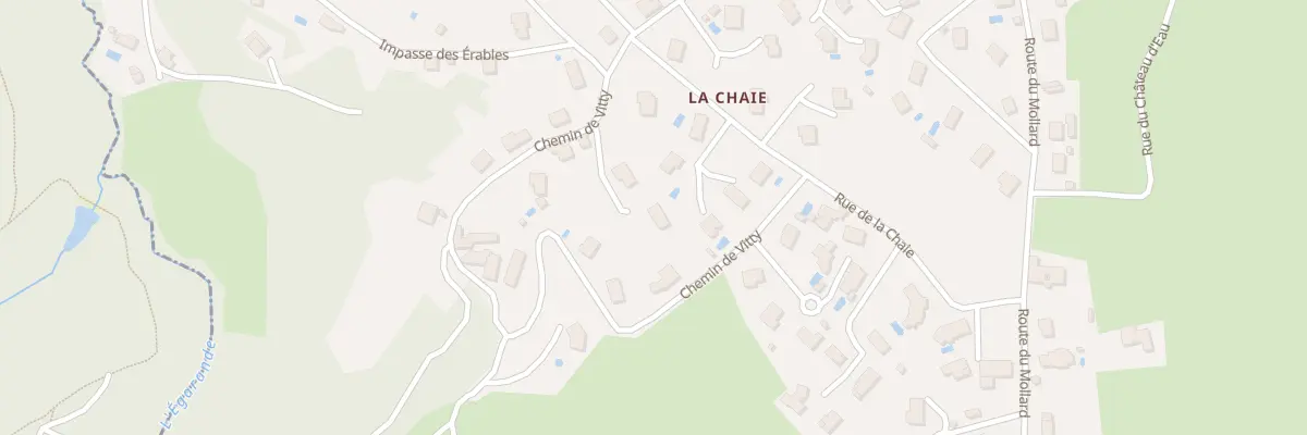 Plan du 392 Che de Vitty à Châteauneuf