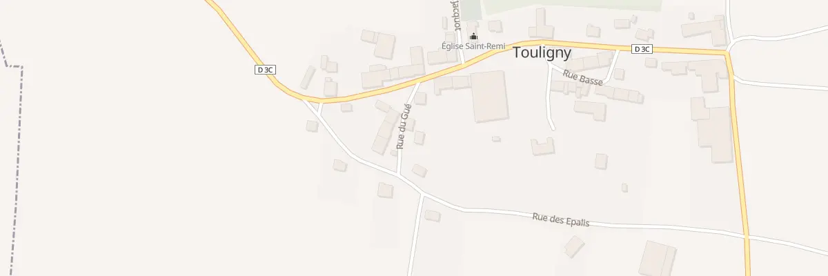 Plan du 5 Rue du Gue à Touligny