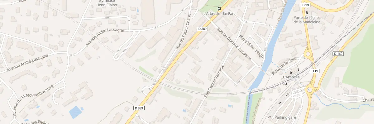 Plan du 25T Rue Gabriel Péri à L’Arbresle