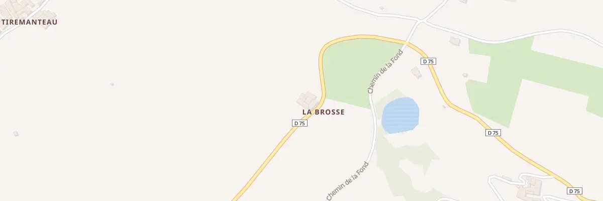 Plan du 5182 La Brosse à Rontalon