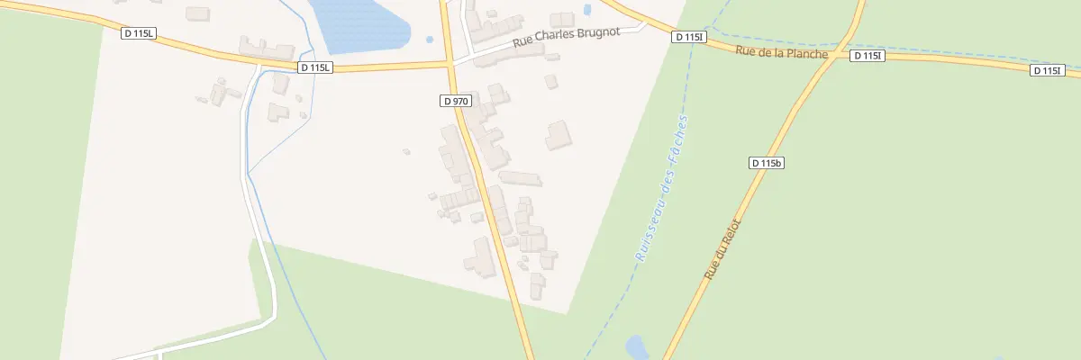 Plan du 14 Rte de Pouilly à Painblanc