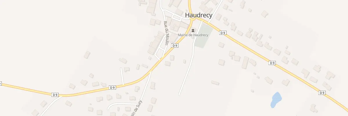 Plan du 1 Rte de Saint-marcel à Haudrecy