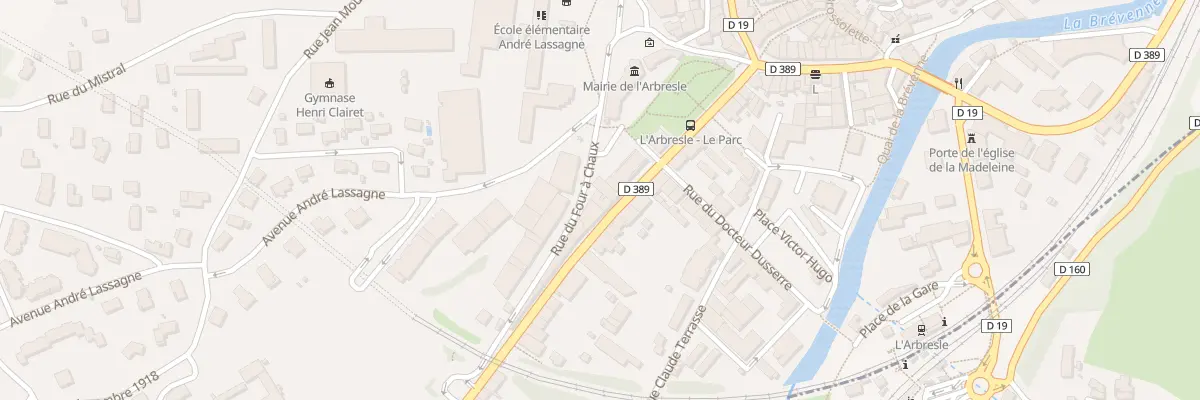 Plan du 24 Rue Gabriel Péri à L’Arbresle