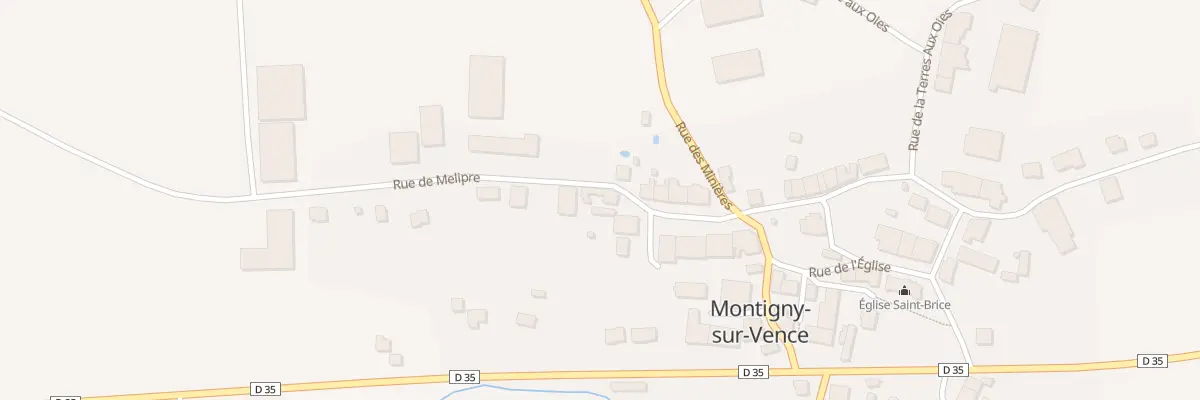 Plan du 19 Rue de Melipre à Montigny-sur-Vence