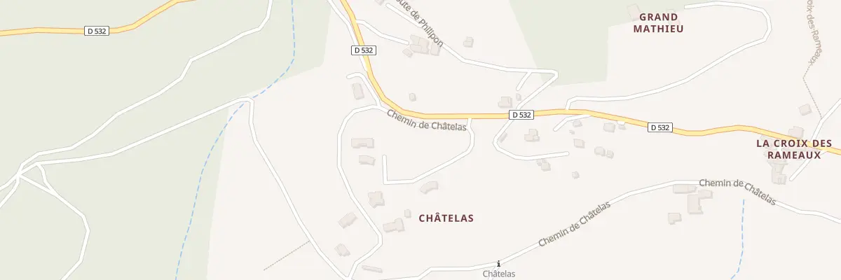 Plan du 1100 Che de Chatelas à Saint-Félicien