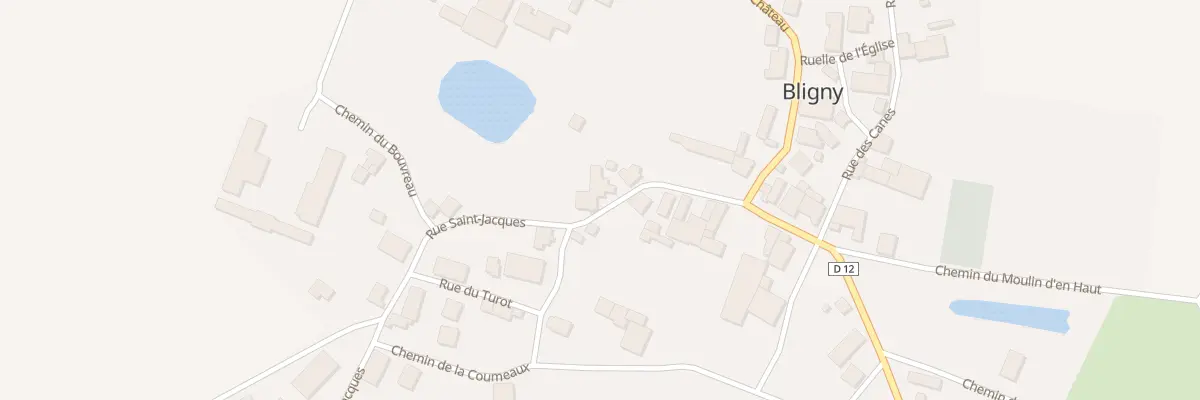 Plan du 35 Rue Saint Jacques à Bligny