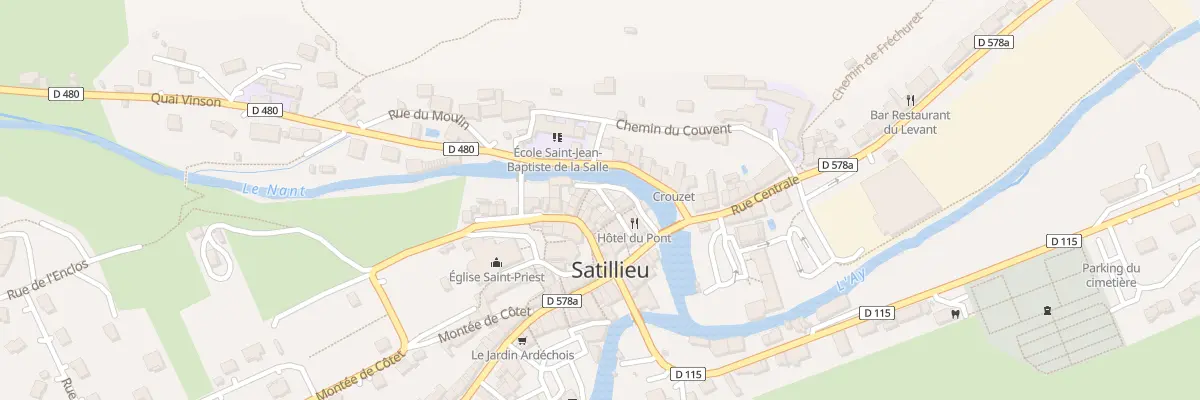 Plan du 43 Rue du Tresor à Satillieu