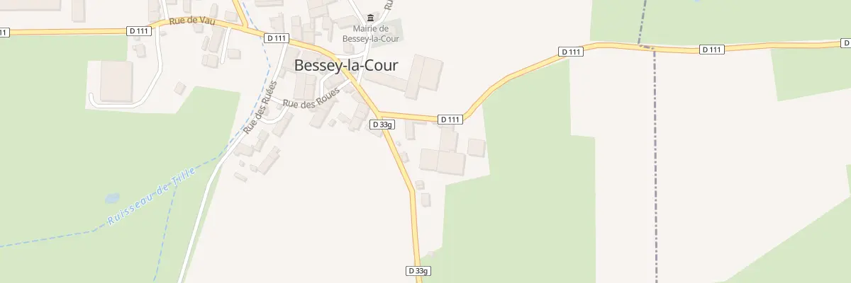 Plan du 9 Grande Rue à Bessey-la-Cour