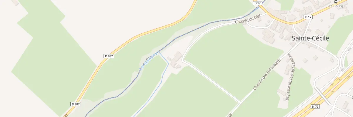 Plan du 290 Che du Bief à Sainte-Cécile