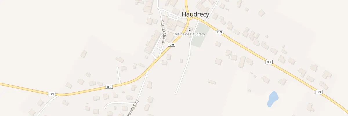 Plan du 1 Rte de Saint-marcel à Haudrecy
