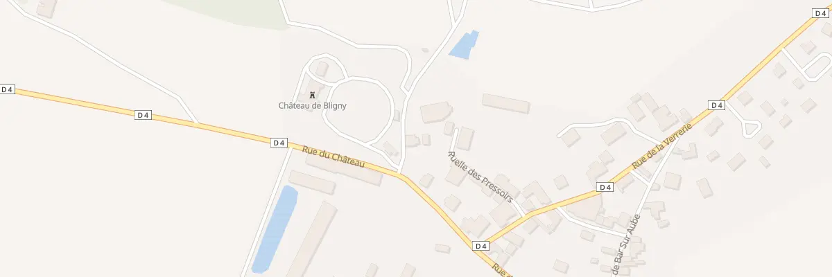 Plan du 51 Che Cabot à Bligny