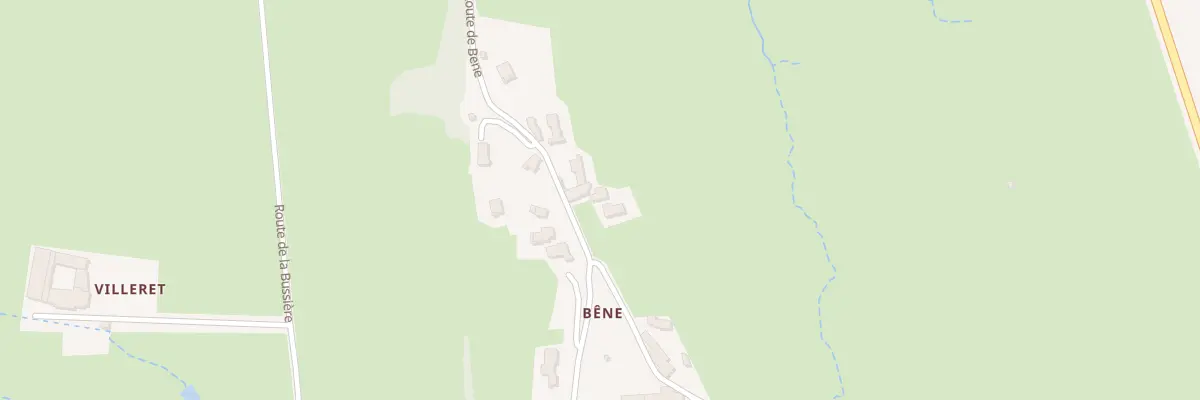 Plan du 5125 A Bene à La Vineuse sur Fregande