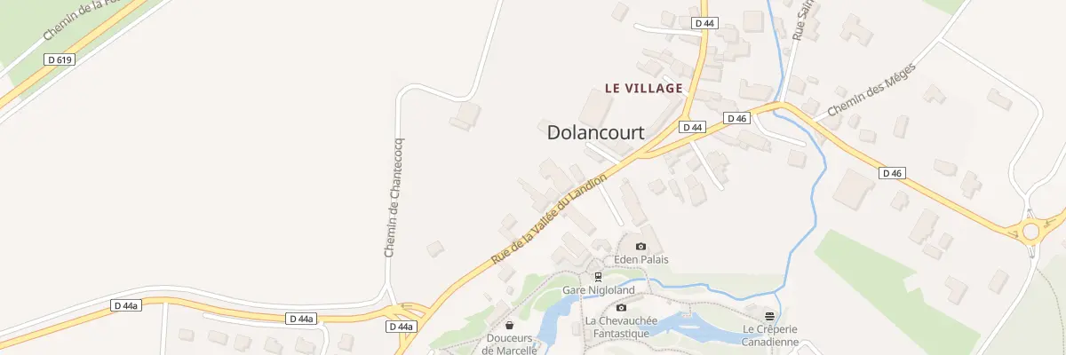 Plan du 30 Rue de la Vallee du Landion à Dolancourt