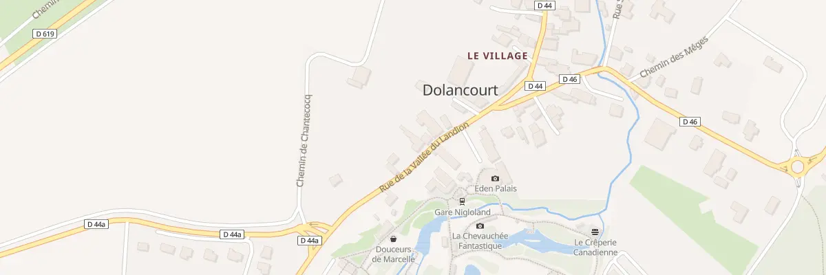 Plan du 32 Rue de la Vallee du Landion à Dolancourt