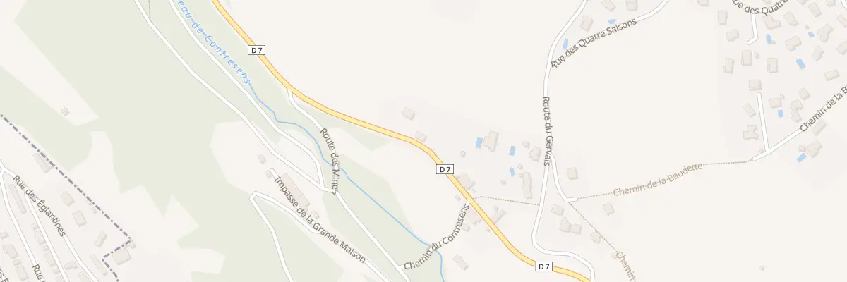 Plan du 2550 Rte de Sain Bel à Sourcieux-les-Mines